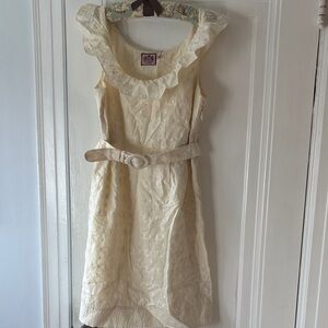 Juicy Couture Cream Sun Dress Sz 8